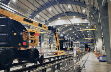 travaux gare SNCF g-catline entreprise de maintenance caténaire